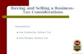 Buying & Selling a Business: Tax Considerations