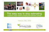 The Easy Way To Stop Estimating - Workshop