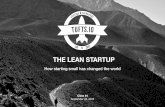 Class 4: The Lean Startup
