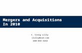 Mergers And Acquisitions Presentation 2 Li