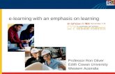 E-learning with an emphasis on learning