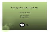 Djangocon 09 Presentation - Pluggable Applications