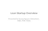 Lean startup overview