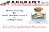 Academy for Business Growth - Introduction