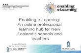 DEANZ2012: Enabling e-Learning: An online professional learning hub for New Zealand’s schools and teachers