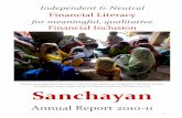 Sanchayan Annual Report 2011