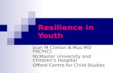 Youth Resiliency & Mental Health Workshop - Dr. Jean Clinton