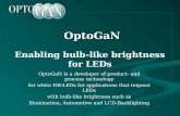 OptoGan presentation LED Technology