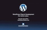 WordPress Plugin Development- Rich Media Institute Workshop