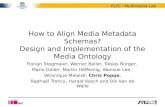SeMuDate-SAMT How To Align Media Metadata Schemas, Design And Implementation Of The Media Ontology