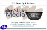 MS Word Basics Training