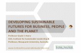 Global Dialogue on Sustainable Development - Gayle Avery's Presentation
