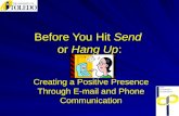 E Mail And Phone Etiquette