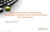 LMAtech2013: Applying process improvement techniques to boost your firm and grow your business