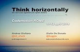 Think horizontally @Codemotion