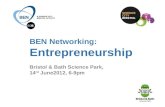 BEN Networking - Entrepreneurship June 2012