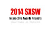 2014 SXSW Interactive Awards Finalists