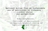 National action plan on sustainable use of pesticides in lithuania (r.semaskiene)
