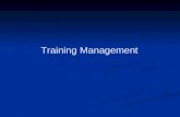 Training management (training for handbook)