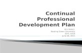 Kpeters.continual professional development plan