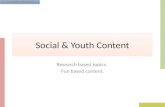 Social & Youth - Content Samples