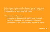 Aquent/AMA Webcast - Leveraging Social Media and web 2.0