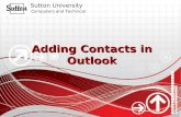 Outlook contact