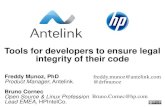 Tools for developers to ensure legal integrity of their code - Antelink OWF