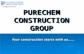Purechem Construction Group Presentation