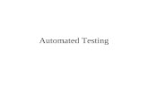 11 Automated Testing
