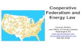 Cooperative federalism and energy law