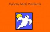 Spooky math problems