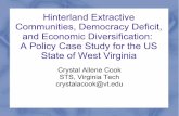 Energy Extractive Communities, Democracy, and "Economic Diversification"
