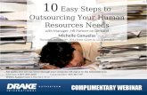 10 Easy Steps to Outsourcing Your HR Needs
