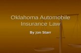 Oklahoma Automobile Insurance Overview 2011
