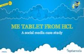 ME Tablet from HCL - Social Media Case Study