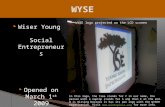 WISER Youth Social Entrepreneurs