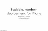 Modern, scalable deployment for plone