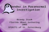 Gender In Paranormal Investigation B