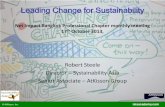 Leading Change for Sustainability: Oct 2013