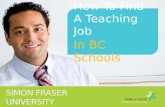 Finding a Teaching Job in BC Public Schools and First Nations Schools | SFU Education | Make a Future