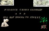 fianance crisis glossary