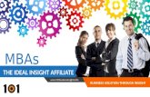 MBAs the ideal Business Insights affiliate