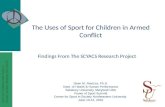 Dr  Dean Ravizza  The Uses Of Sport For Children In Armed Conflict