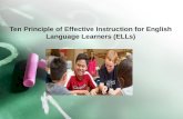 Ten principles of effective instruction for el ls principals