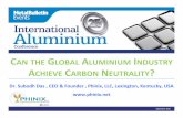 Can the Global Aluminium Industry Achieve Carbon Neutrality