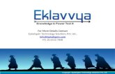 Eklavvya , Online Assessment Tests and Knowledge Management Platform