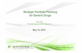 Strategic generic portfolio selection may 12th 2010
