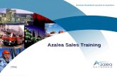 [Title] Azalea Sales Training Agenda