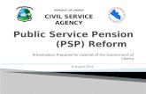 Pension Reforms in Liberia